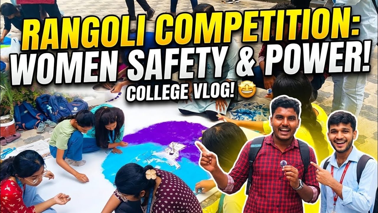 RANGOLI competition in my college,📸✅@Sureshmaity13 