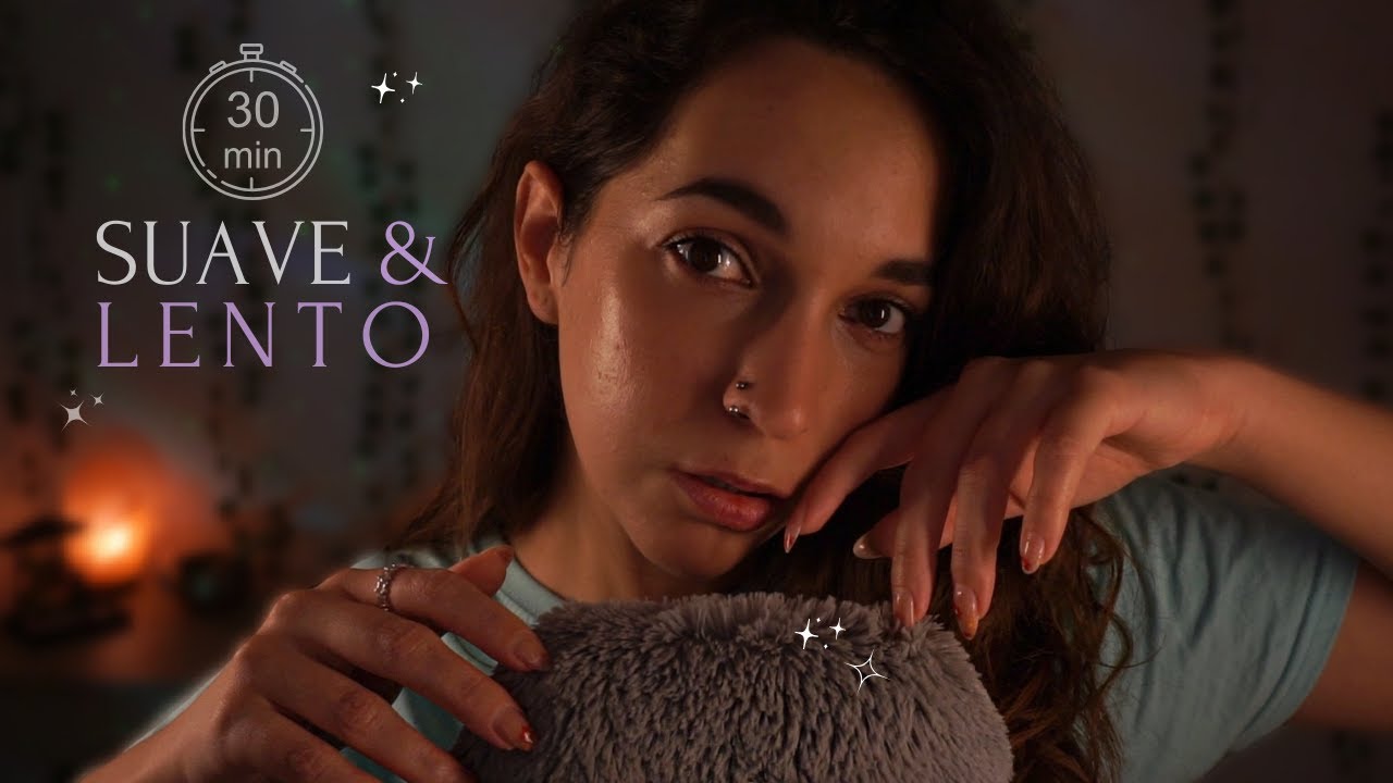 ASMR EXTREMADAMENTE SUAVE Y LENTO | Con lluvia real de fondo [30min]