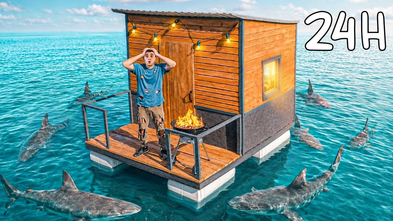 24 ГОДИНИ В БУДИНКУ НА ВОДІ!