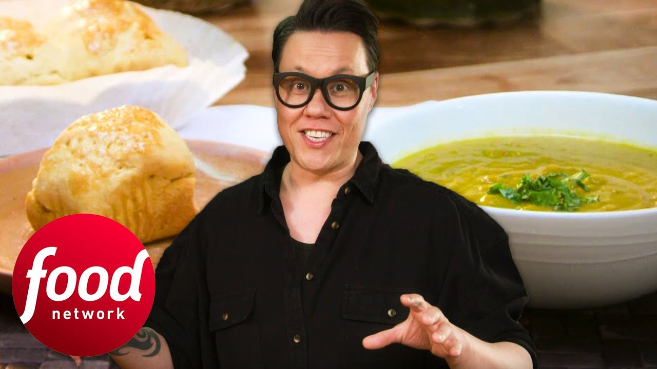 Gok Cooks A Delicious Spiced Lentil Soup & Baked Johnny Cakes | Gok Wan's Easy Asian