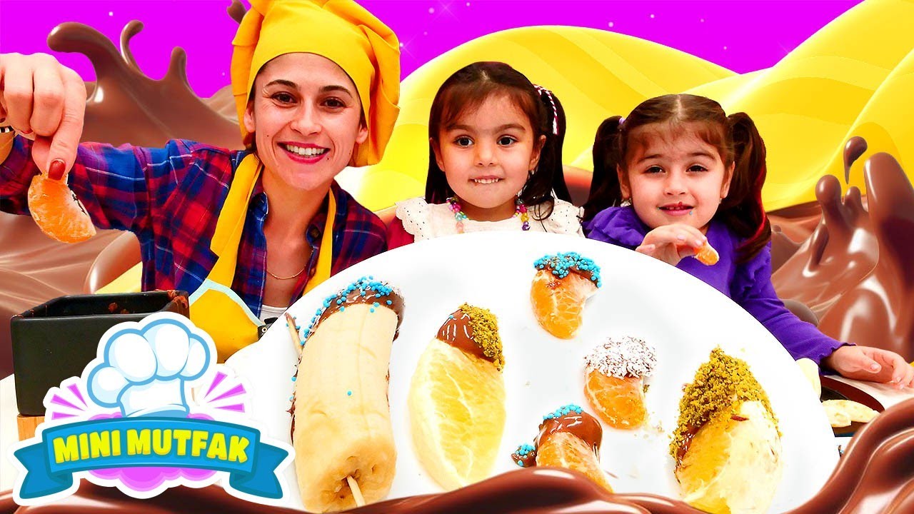 Yemek yapma oyunları - Ayşe ve Defne ile Mini Mutfak - Eğitici videolar
