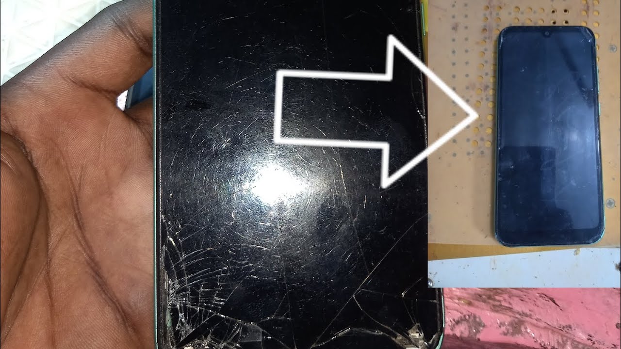 COMMENT CHANGER (réparé) Vitre tactile de l'écran d'un téléphone Android INFINIX X512.