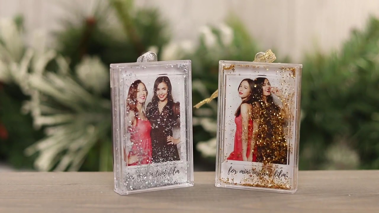 How to Assemble the Instax Snow Frame Ornaments