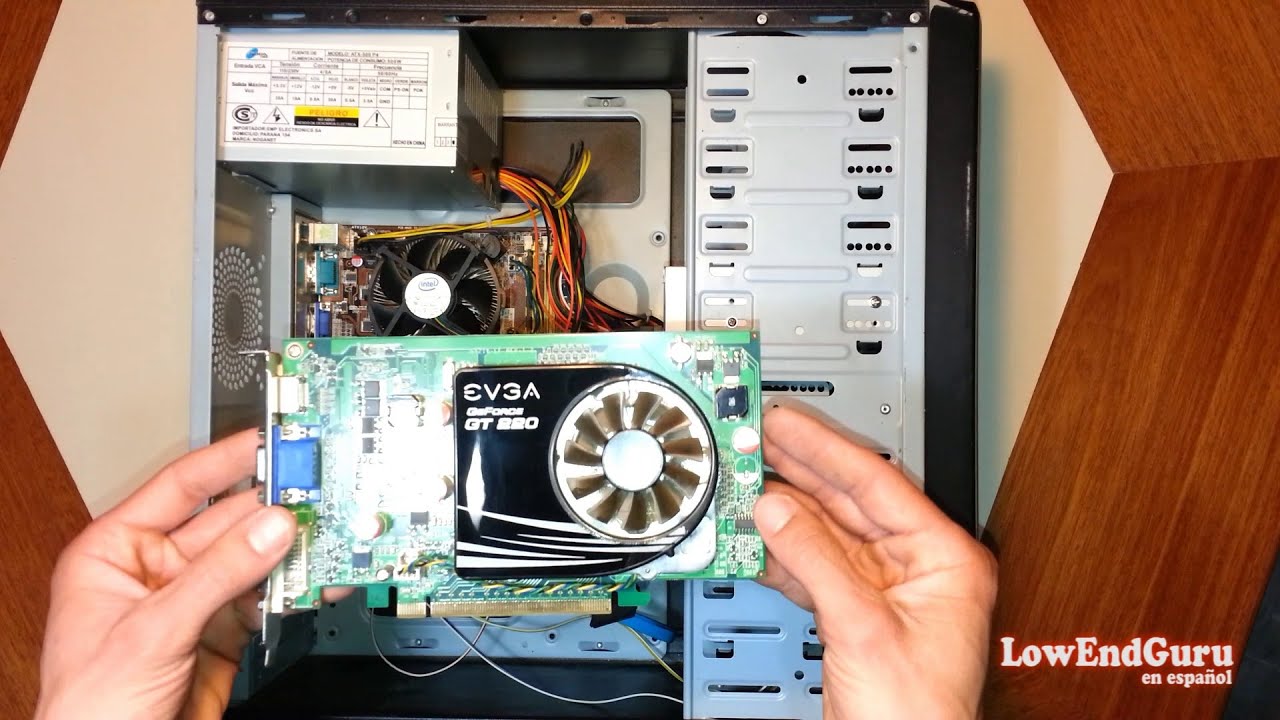 Como instalar una placa de video (PCI EXPRESS o AGP)