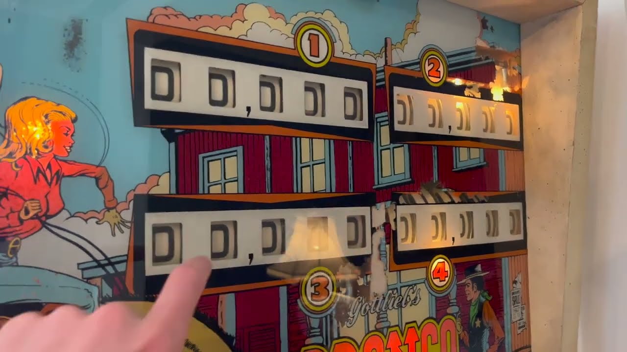 Getting the Gottlieb Bronco Pinball Machine to Score Properly - Gottlieb Bronco Repair - Part 3