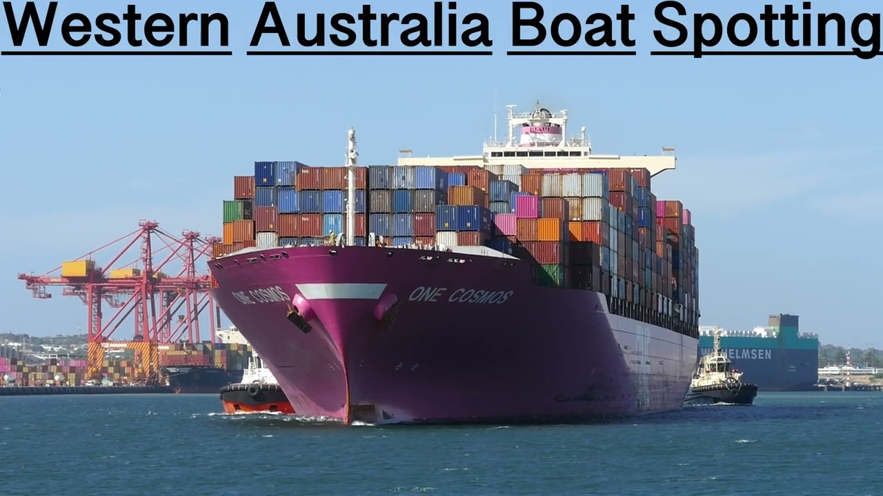 Fremantle Shipspotting 🚢 | ONE Cosmos Departs Fremantle for Port Klang