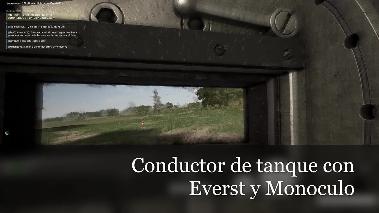 Hell Let Loose: Conductor de Tanque con Everst y Monoculo