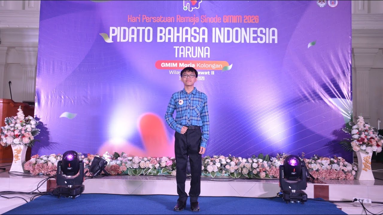 Jonathan Kairos Tagintoya = 82.88 ⏩ Pidato Bahasa Indonesia Taruna HPR 2026