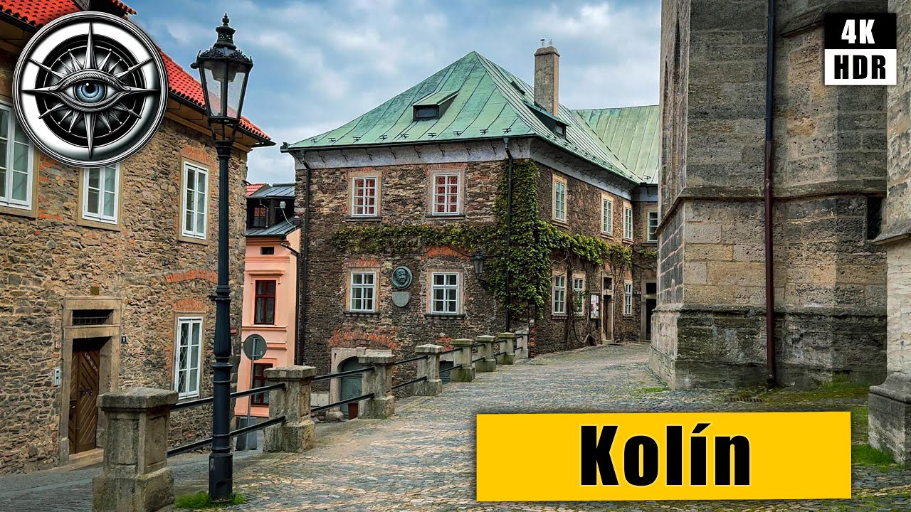 Walking Tour of Kolín Old Town 🇨🇿  Czech Republic  4k HDR ASMR