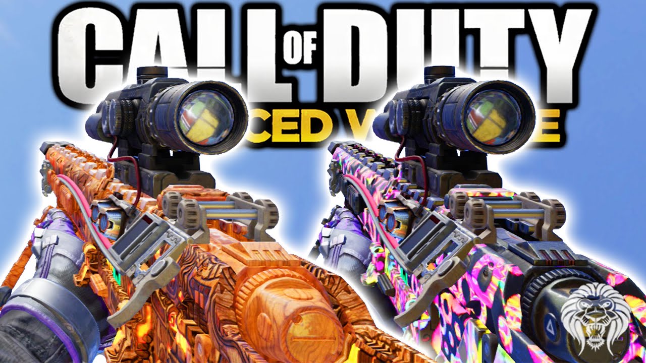 Advanced Warfare: 4 NEW ANIMATED CAMOS! Psychedelic, Backdraft, Tiki & Lagoon (Call of Duty AW DLC)