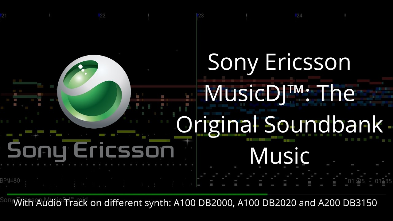 Sony Ericsson MusicDJ™: The Original Soundbank Music (dual synthesizers*)