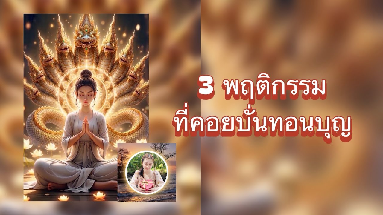 3 พฤติกรรมที่คอยบั่นทอนบุญตนเอง/โชคลาภคือสิ่งดีๆที่เข้ามาในชีวิต☘️❤️#dhamma #ธรรมสอนใจ #love 