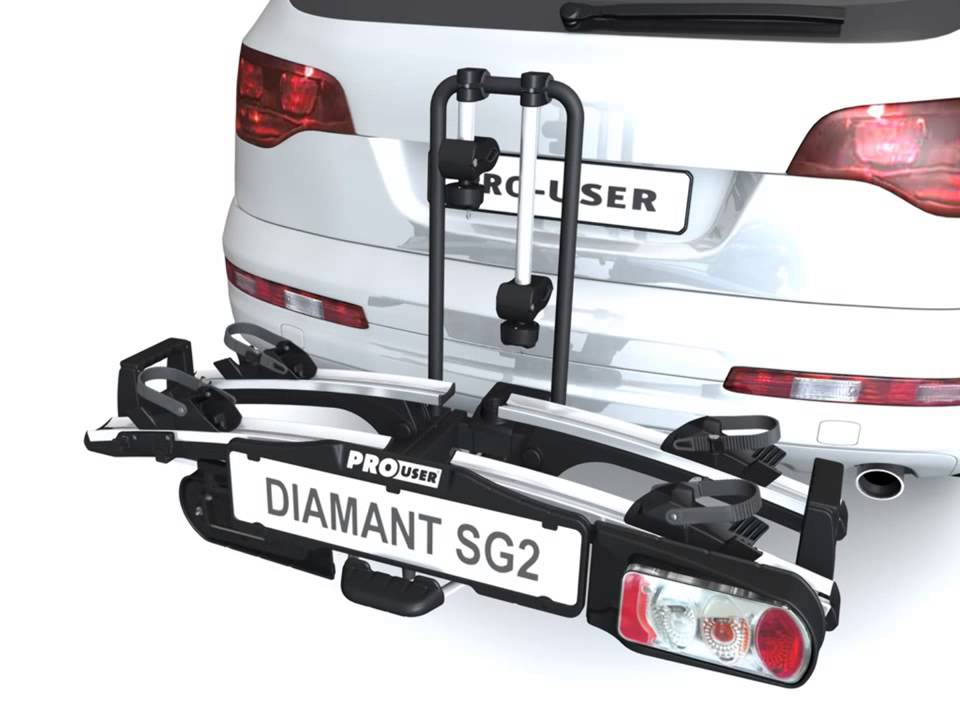 PRO USER DIAMANT SG2 & SG3 Bagażnik Uchwyt Rowerowy na Hak Rower Rowery Platforma