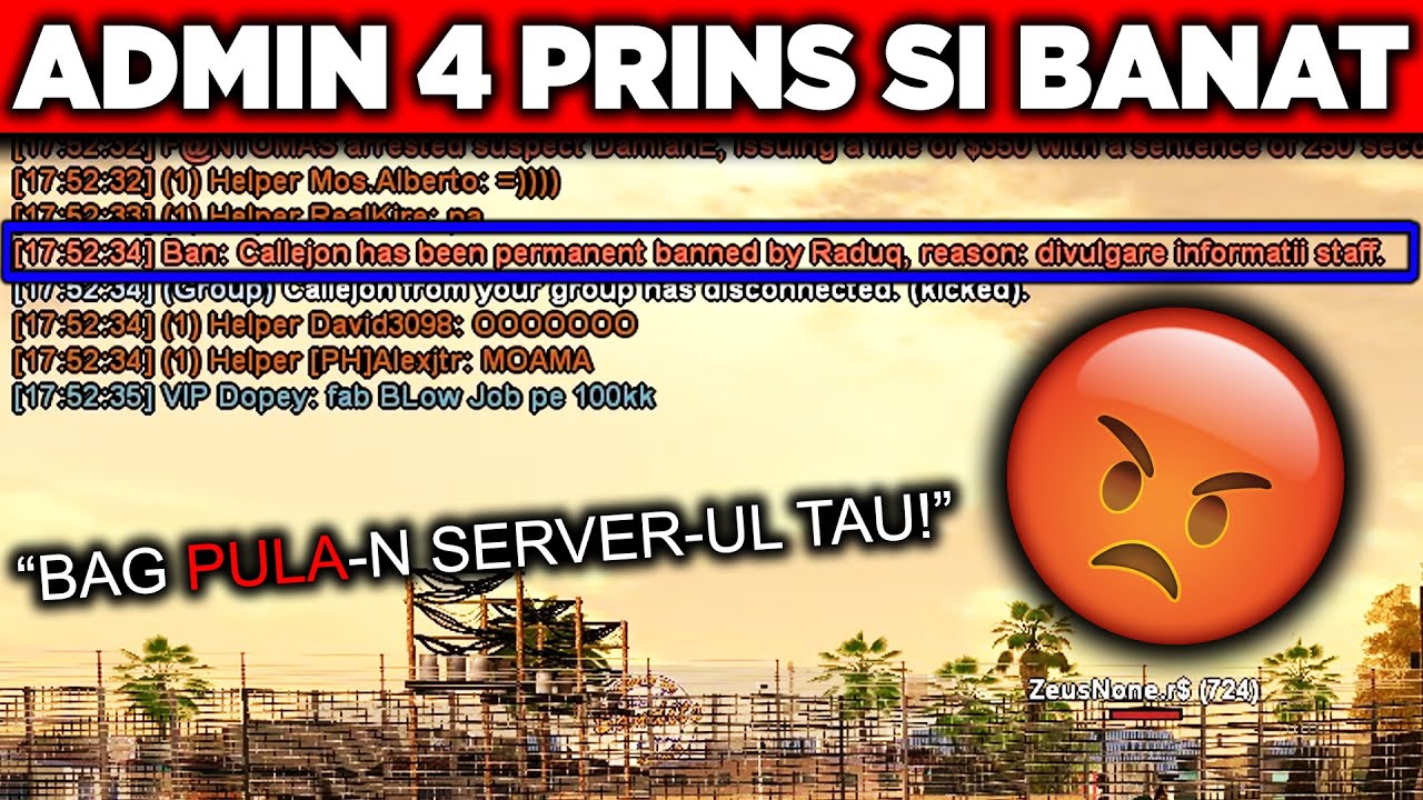 AM PRINS GUNOIU'! 😡