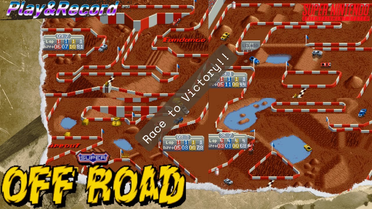 Super Off Road (Super Nintendo) Gameplay Non Commentary
