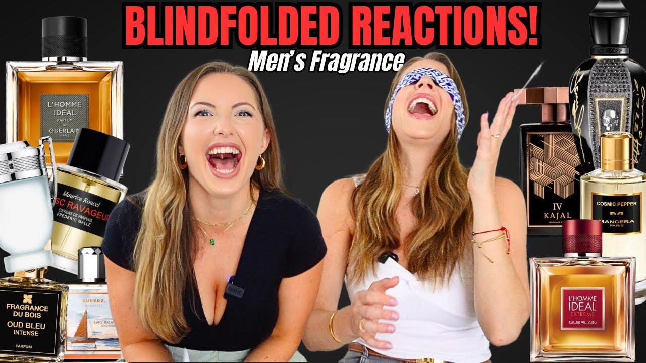 BLINDFOLDED REACTIONS: Men's Fragrances RATED BY WOMEN: What Scent is BEST SMELLING On A Man?