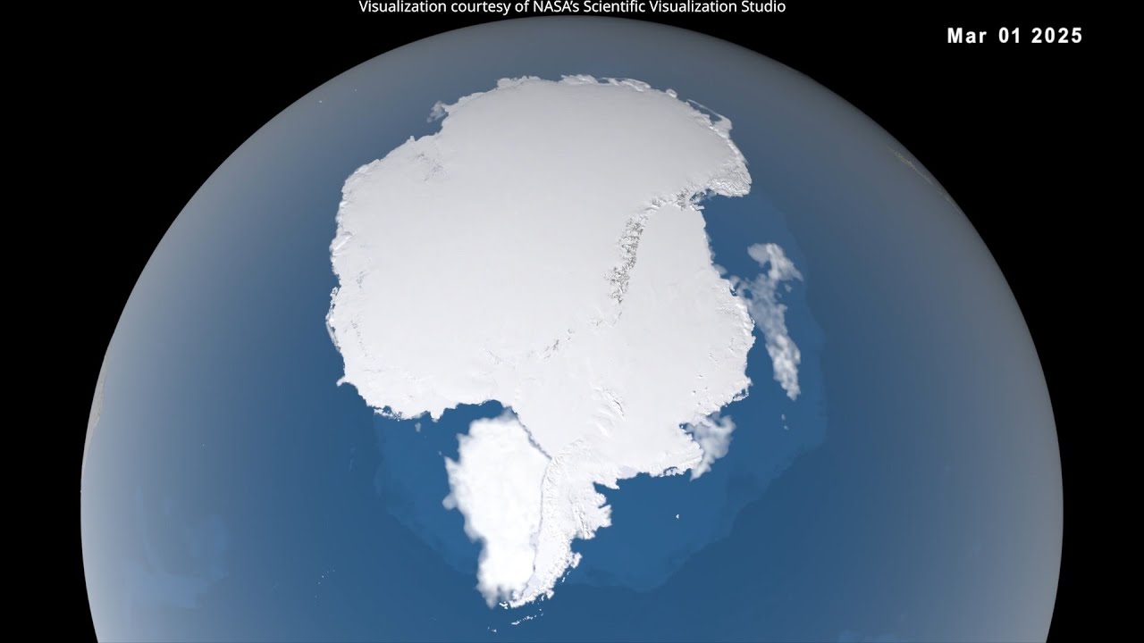 Antarctic Sea Ice Minimum 2025