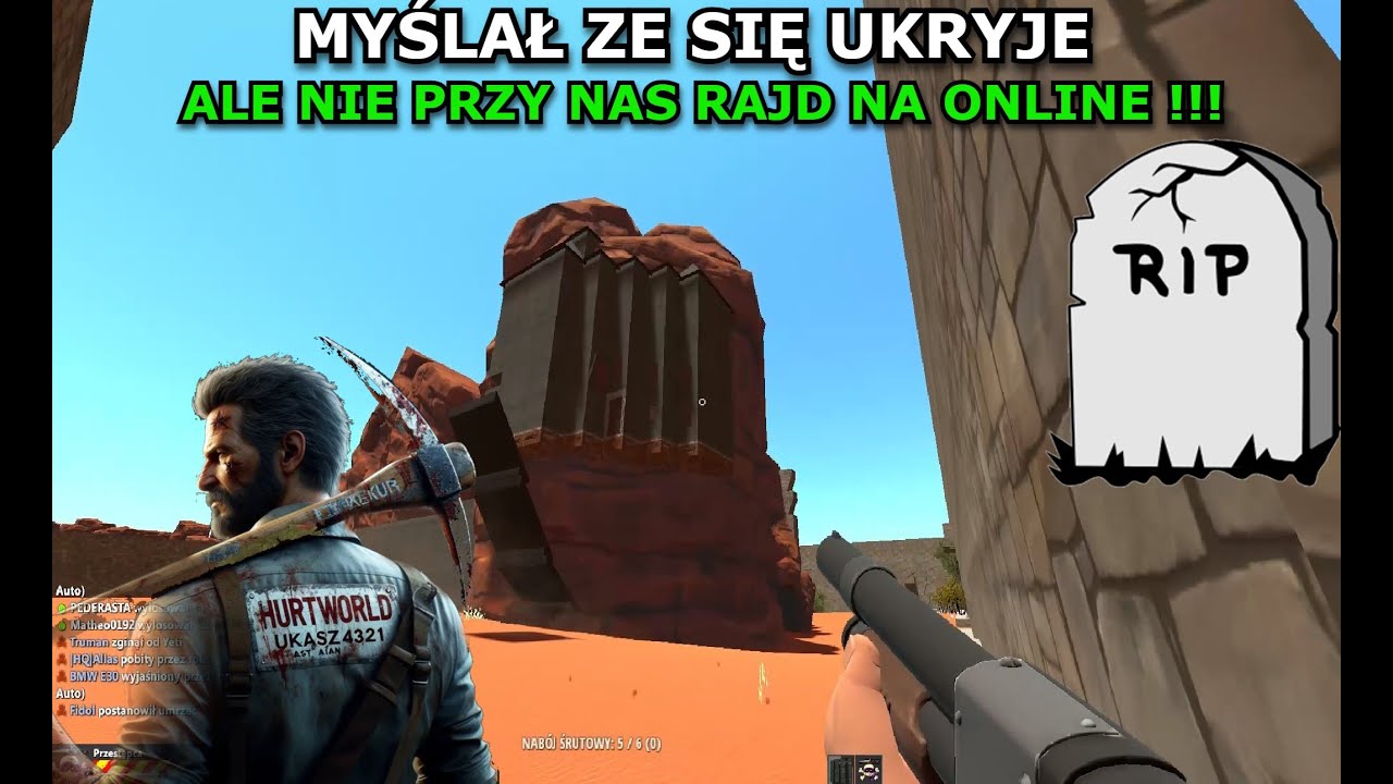 Hurtworld V1 MYŚLAŁ ŻE SIĘ UKRYJE , ALE NIE PRZY NAS !!! RAJD NA ONLINE !!! #hurtworld #hw69 #ncs