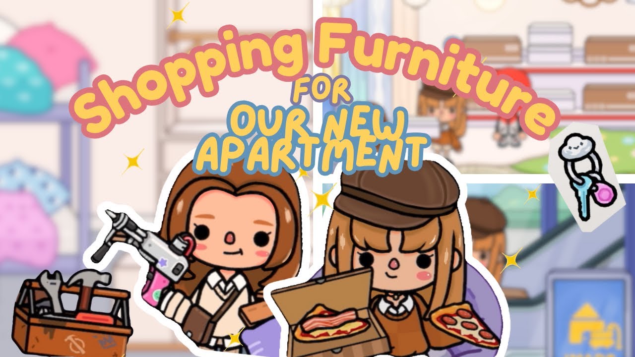ซื้อเฟอร์นิเจอร์เข้าหอใหม่! 🏠🛋️ | Shopping Furniture for Our New Apartment | Pocket's Toca