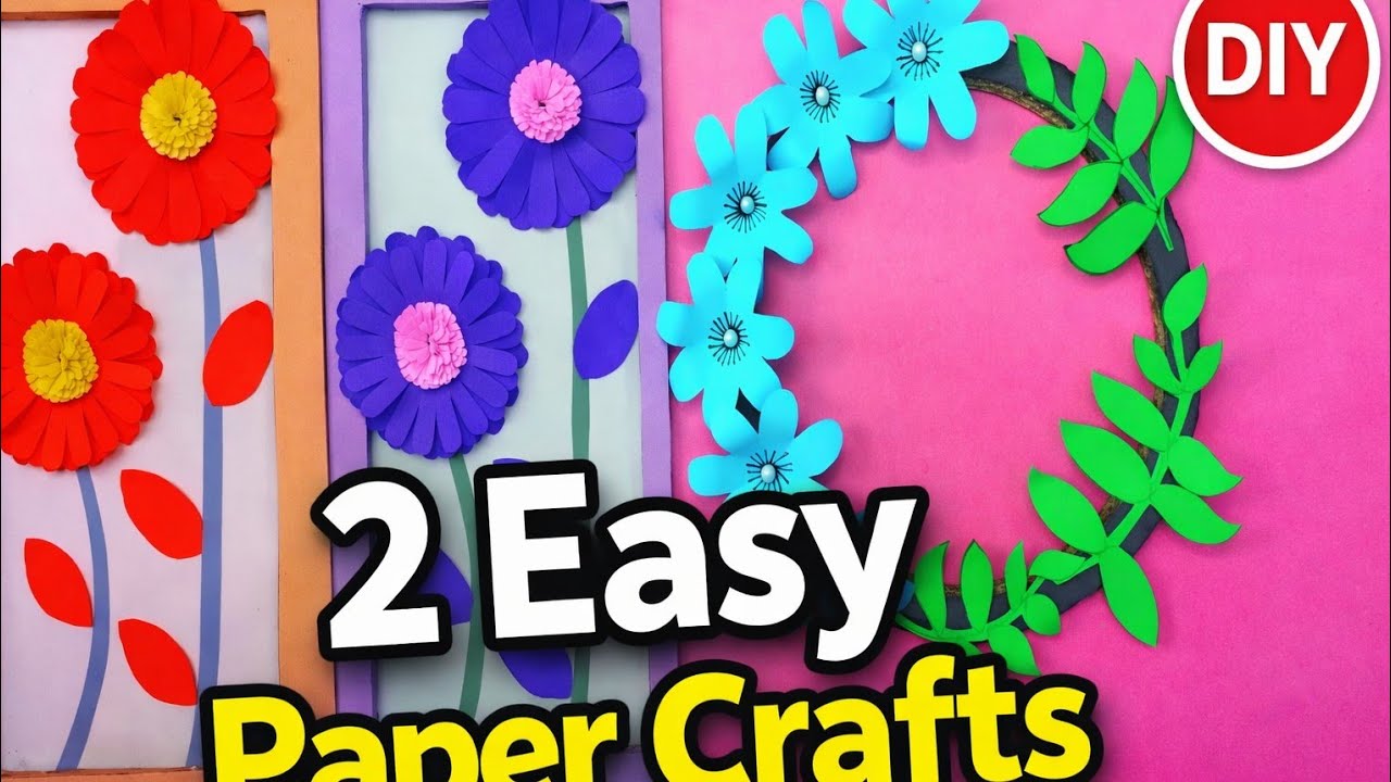 2 Paper Craft Ideas | Easy DIY