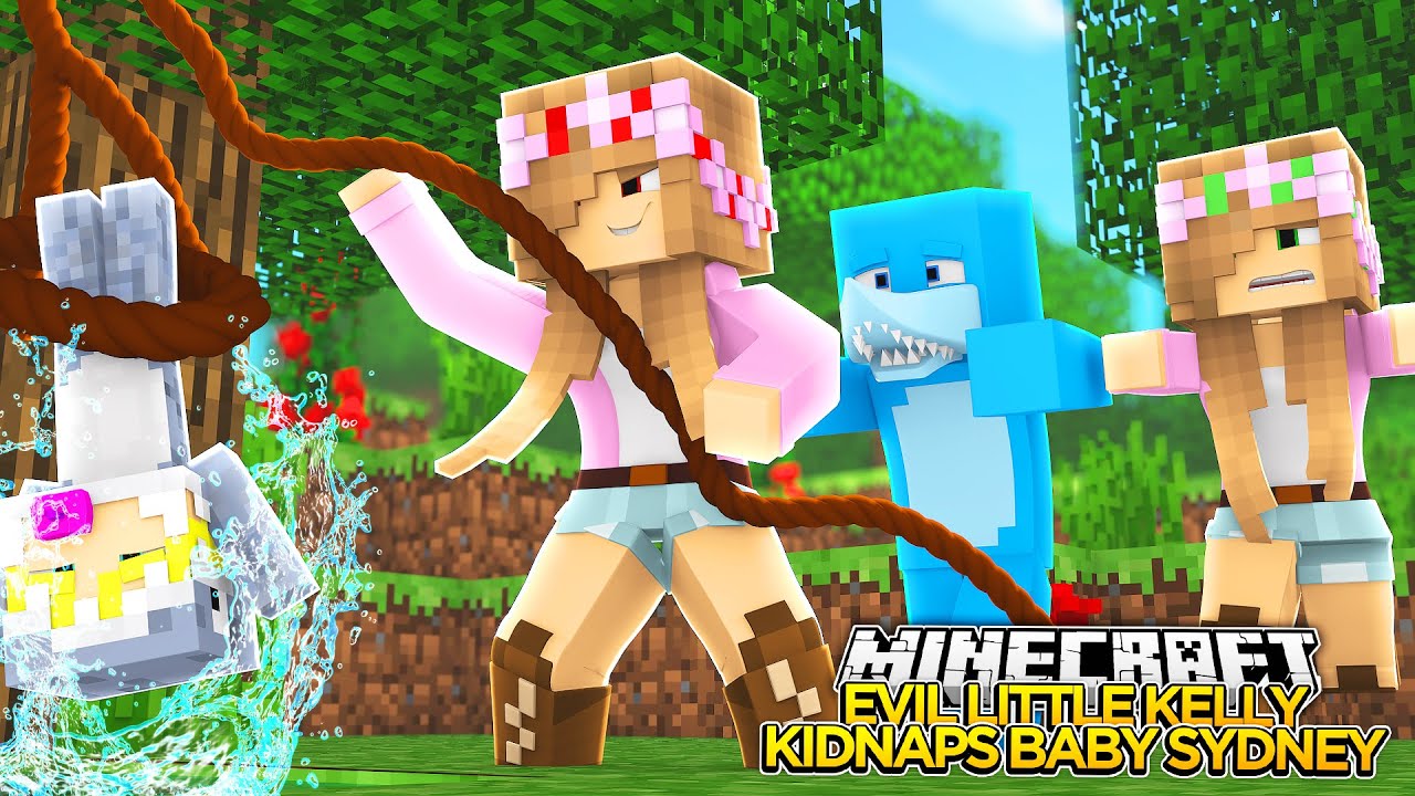 Minecraft - EVIL LITTLE KELLY KIDNAPS BABY SYDNEY!!! w/Little Kelly