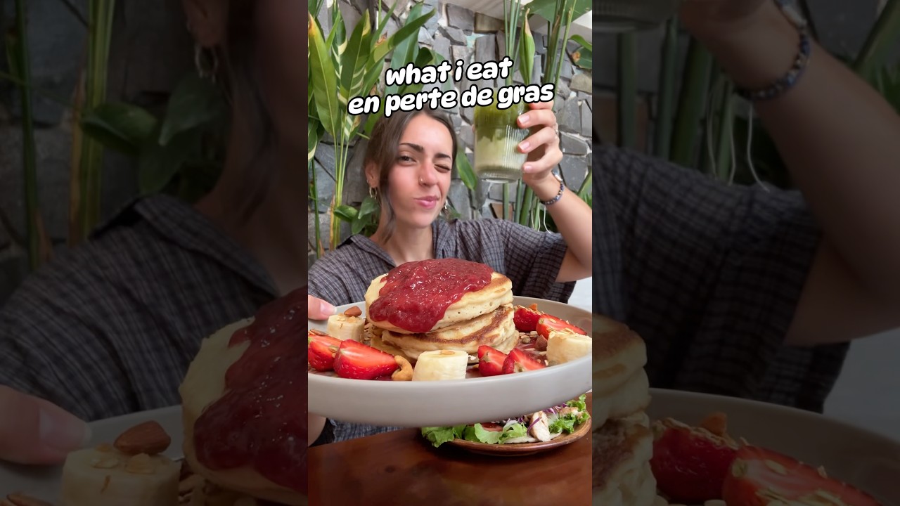 what i eat en perte de gras