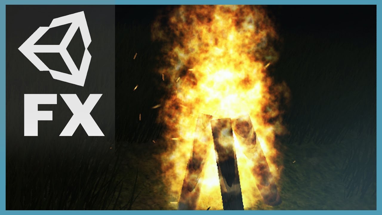 Unity 3d Tutorials - Particle FX - 3# Camp Fire