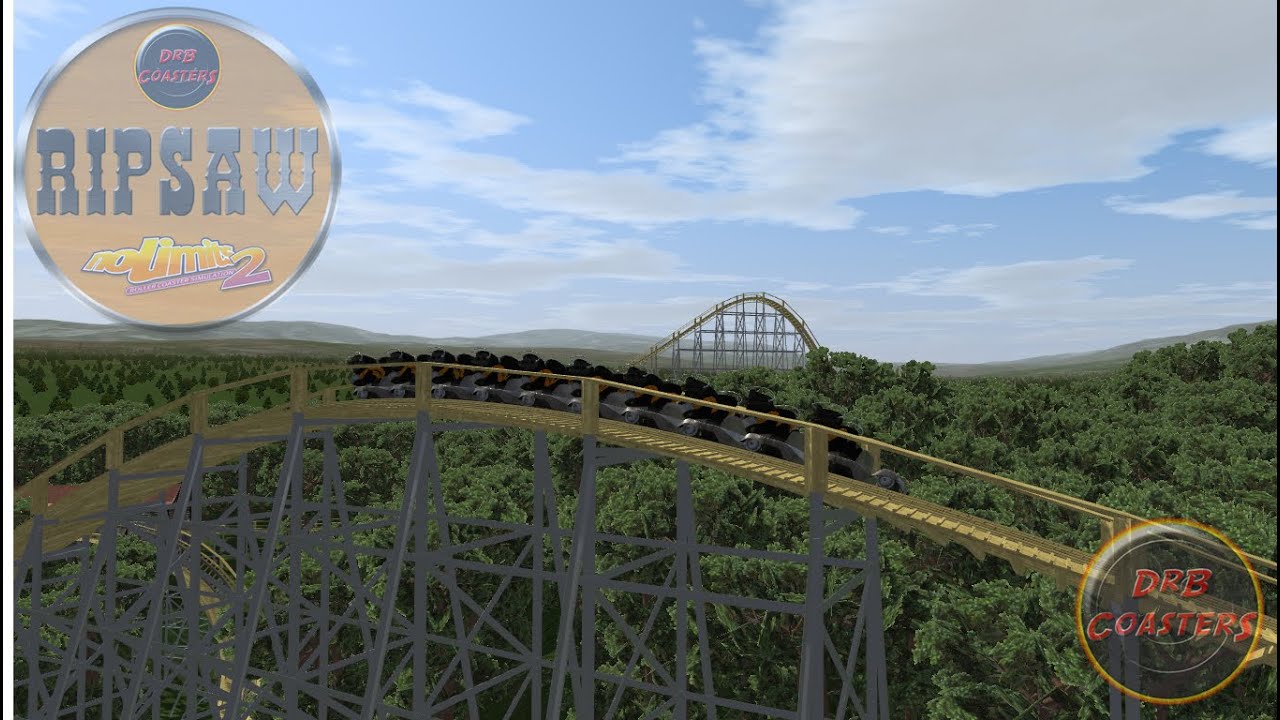 Ripsaw (Test POV) A Wooden Terrain Coaster (NoLimits 2)
