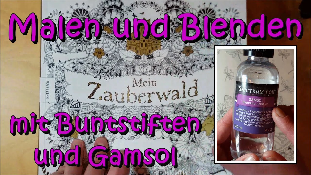 Malen und Blenden mit Gamsol in Johanna Basfords 