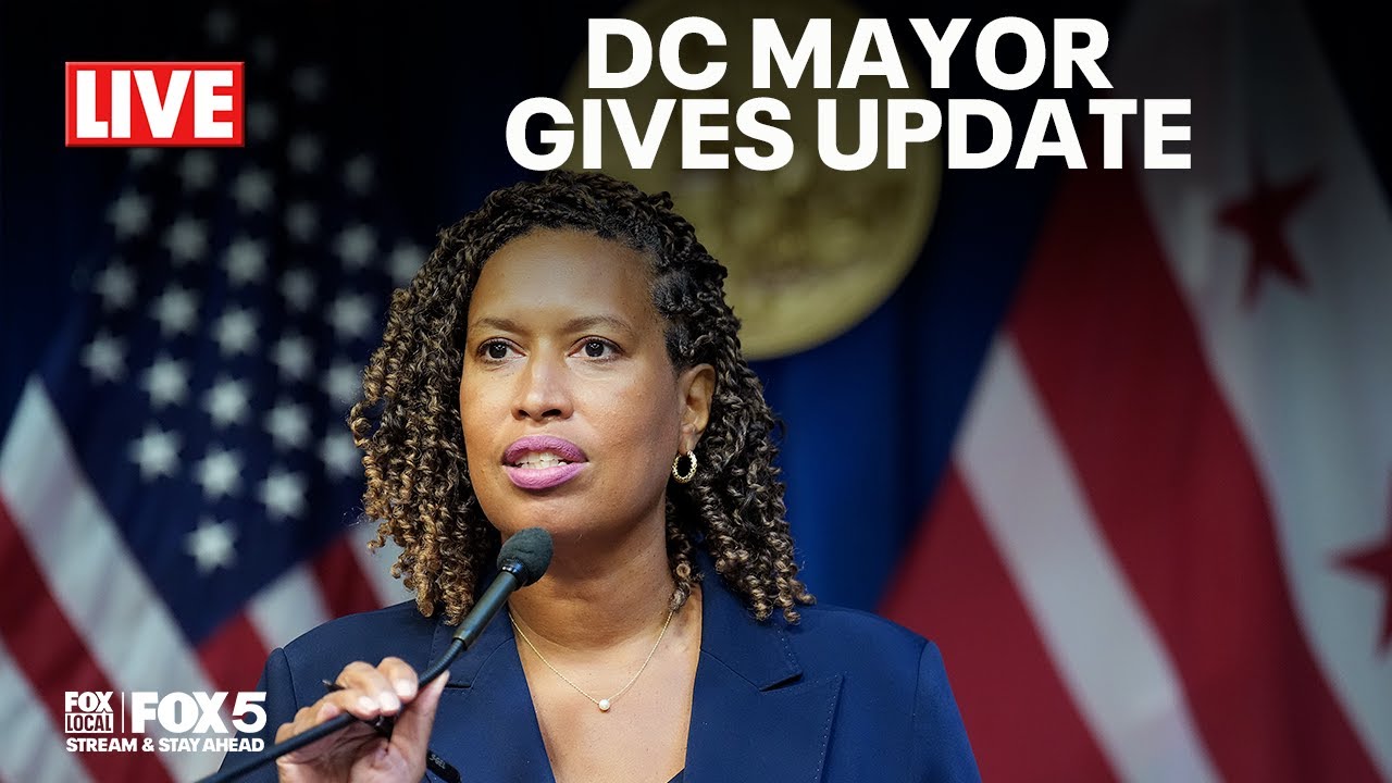 LIVE: DC Mayor Muriel Bowser provides update on Trump's federal takeover