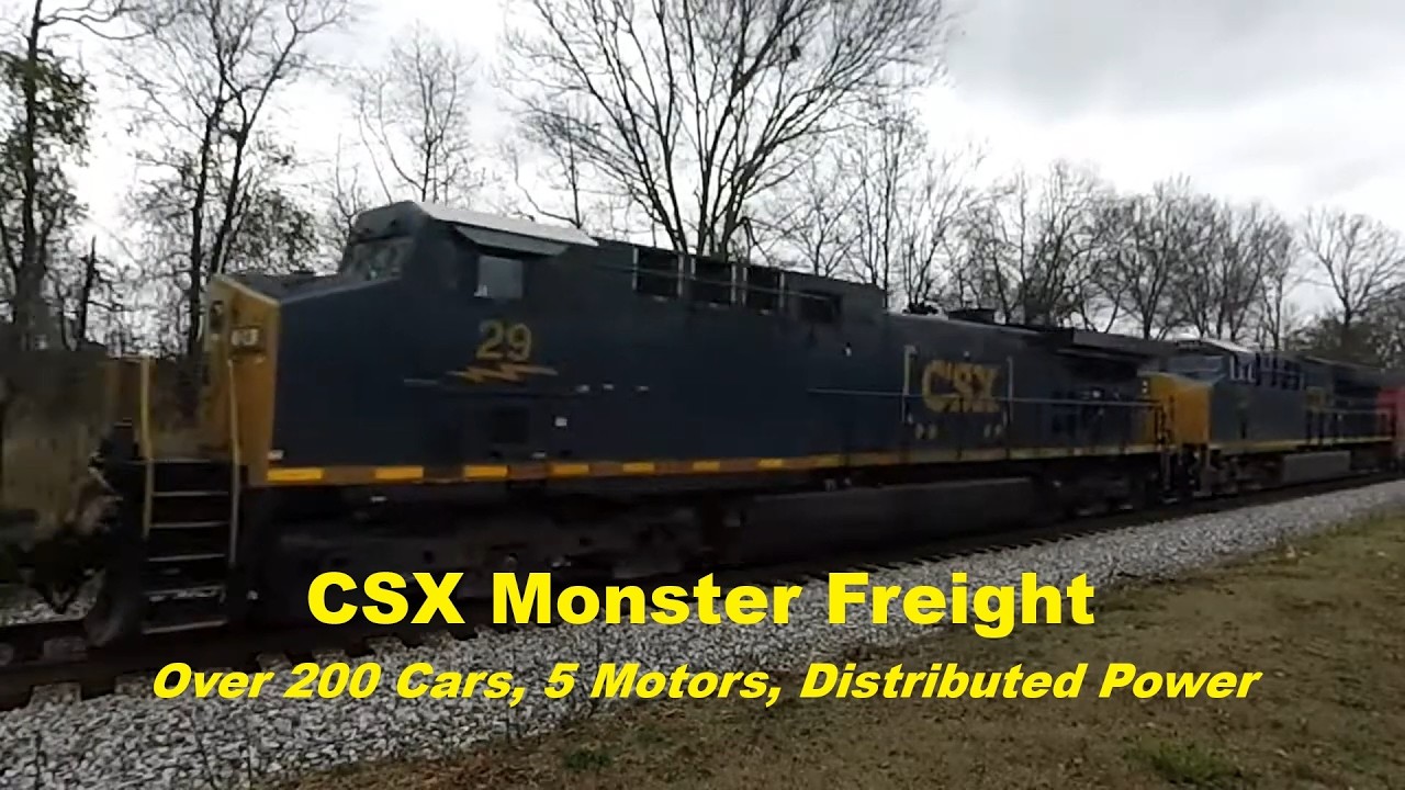 Monster Mixed Freight - Over 200 Cars and Mid Train Locomotives