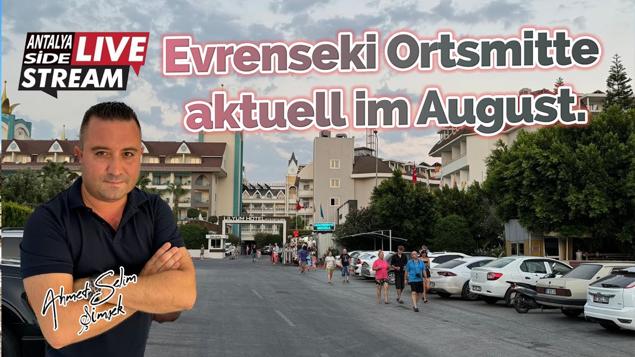 Evrenseki Ortsmitte aktuell im August.