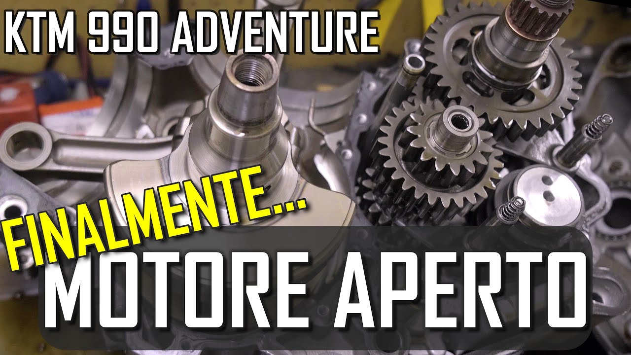Motore Ktm 990 Adventure. Il motore finalmente è aperto! Kat rebuild Ep.4 (parte2) 