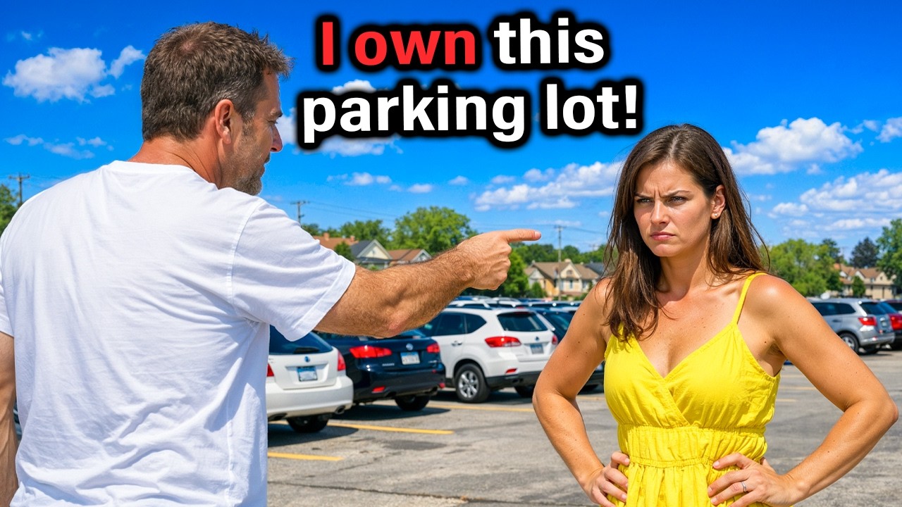 Karen BANS Me From Parking Lot, Calls 911.. Unaware I Own the Entire Parking Lot!
