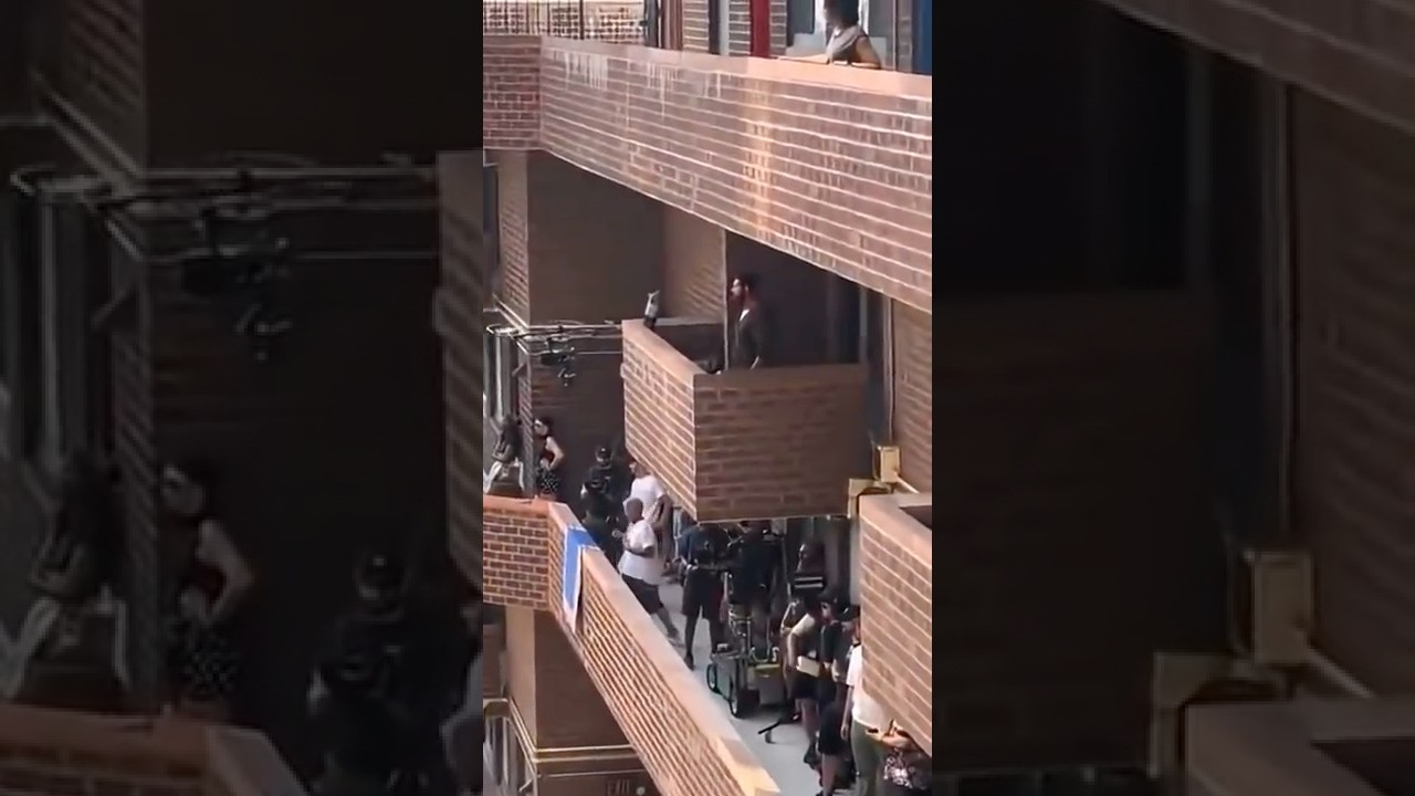 Marvel Studios filming the Punisher in Harlem #NYC #Harlem #viral  #Marvel #viralshorts #youtube