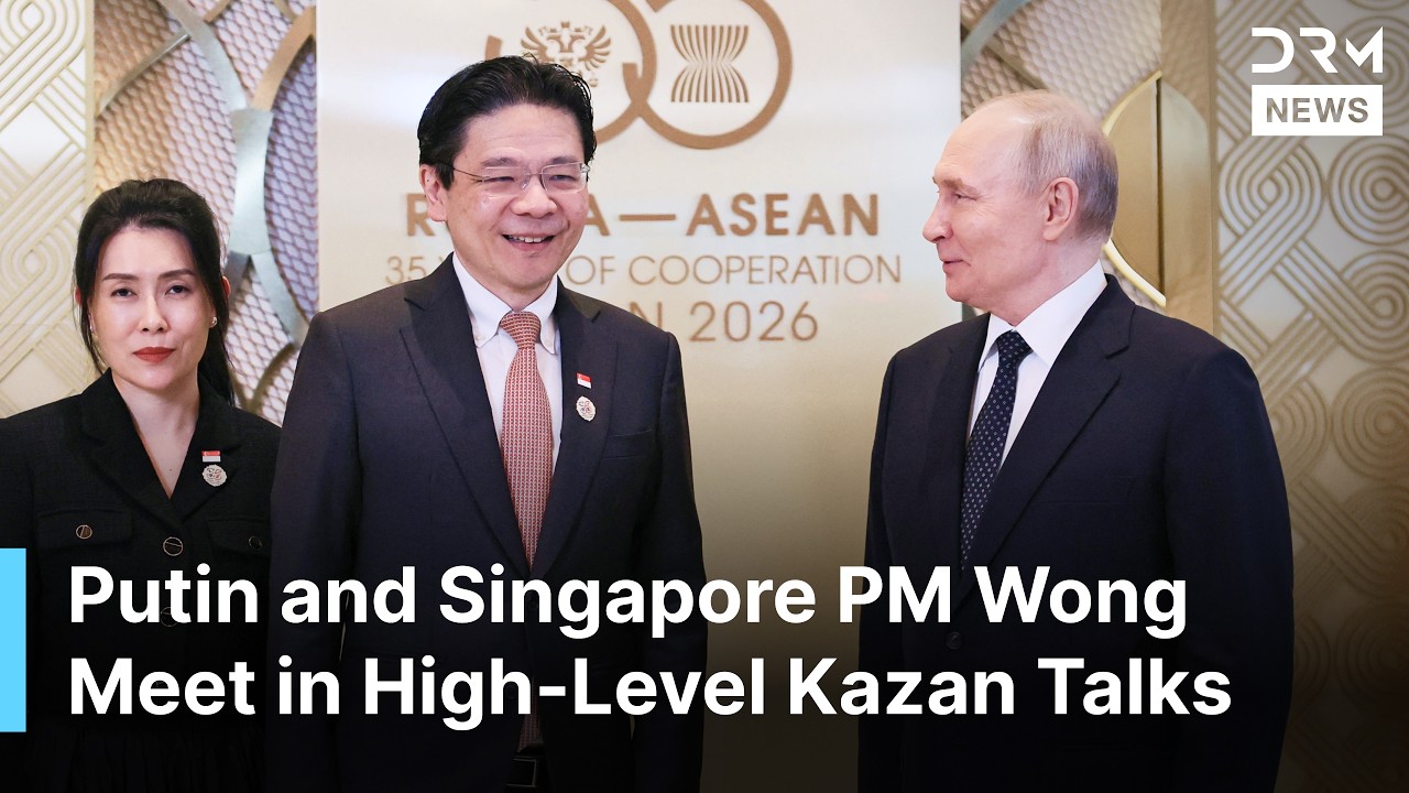 Putin Holds Bilateral Talks with Singapore PM Lawrence Wong at Russia&ndash;ASEAN Forum in Kazan | AC1N