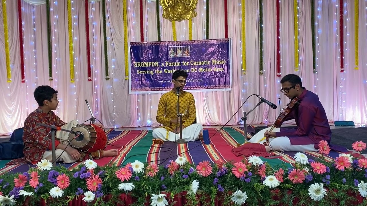 SRGMPDN-Mrgazhi 2025-Chennai, with Nivik Bharadwaj(Violin), Saketh Prabha(Mridangam)