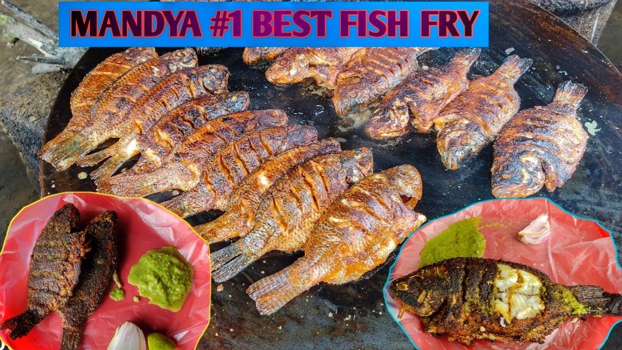 #MANDYA // #BestFishFry // made with  wood fire #buyyanadoddi //