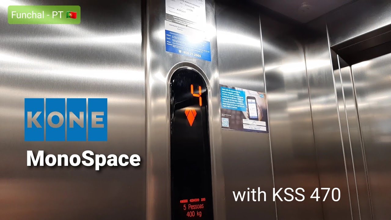 Tiny KONE MonoSpace Elevator - Rua do Aljube 47, Funchal, PT