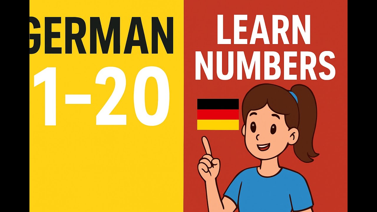 Learn German Numbers 1–20 in 5 Minutes! 🇩🇪