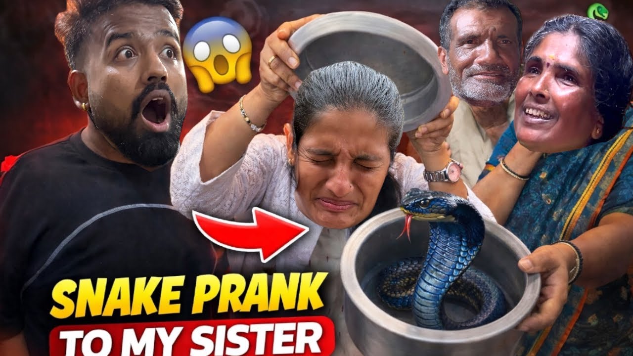 ಊರಲ್ಲಿ Nan ತಂಗಿ ದೊಡಪ್ಪ mele snake prank🤣😱|