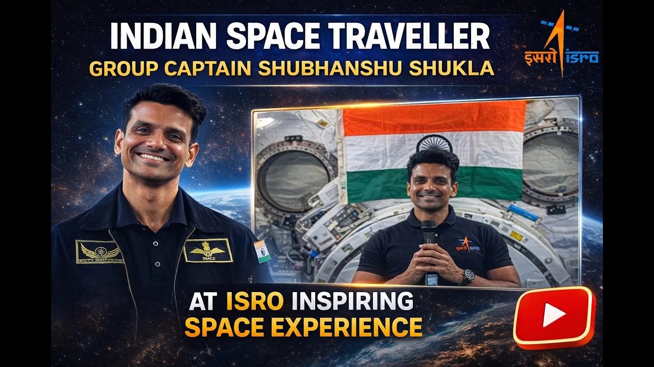 Gaganyatri Group Captain Shubhanshu Shukla at ISRO | Inspiring Space Experience