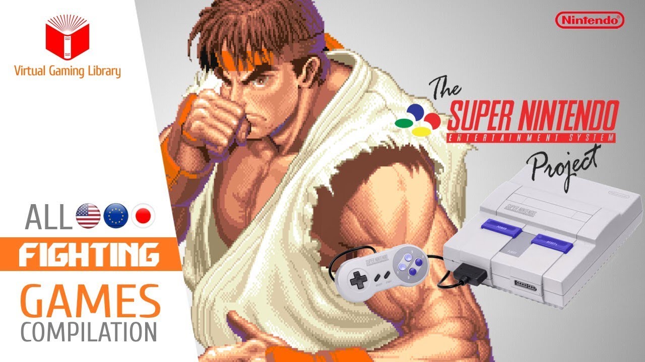 All SNES/Super Nintendo Fighting Games Compilation - Every Game (US/EU/JP)