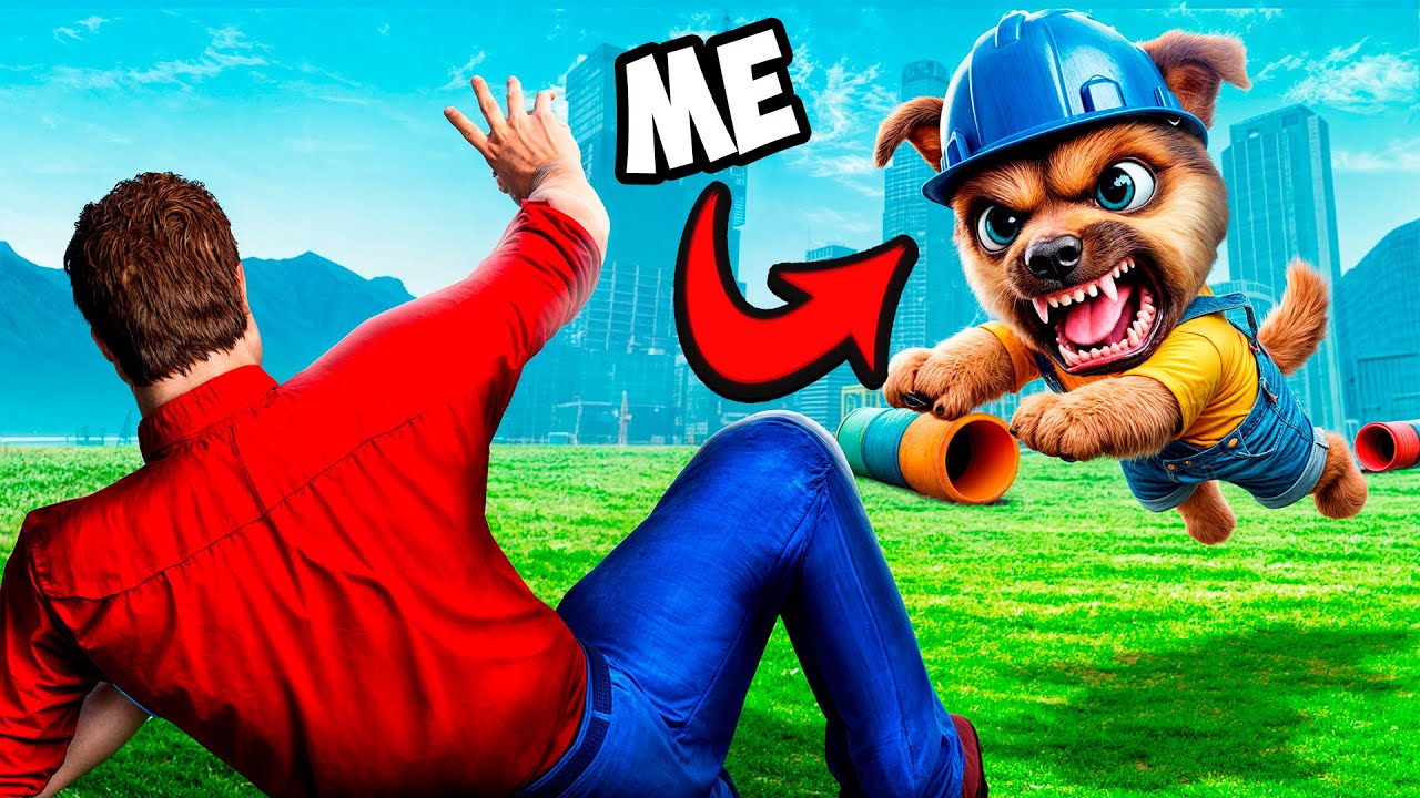 Pranking My Daddy As A DOG In GTA 5!