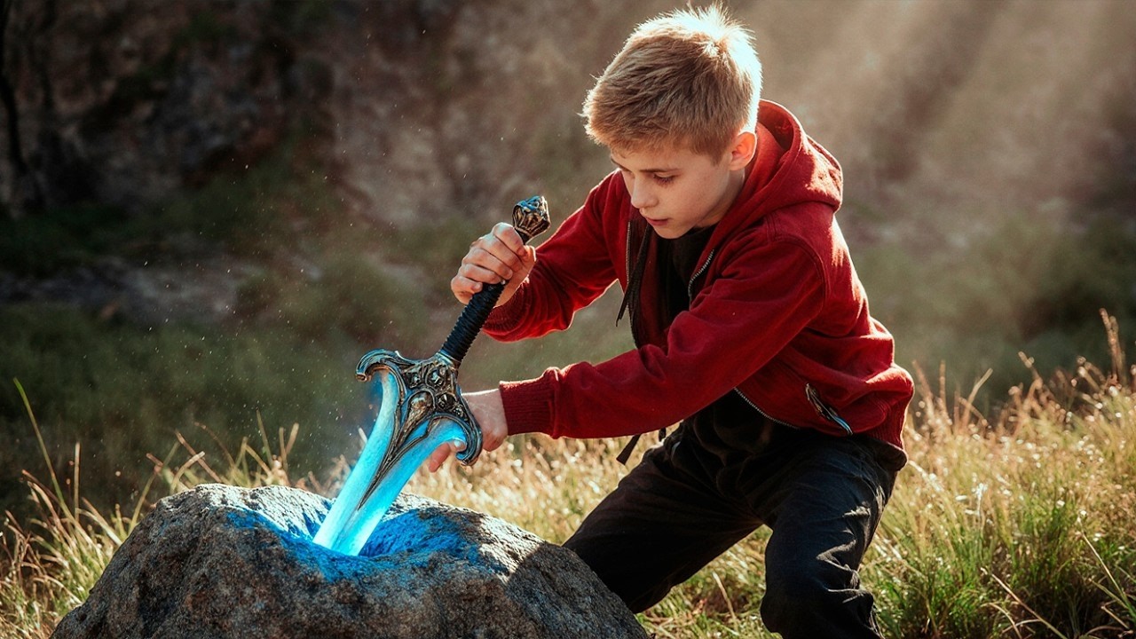 The Weakest Kid in School Pulls a Legendary Sword… And Becomes King