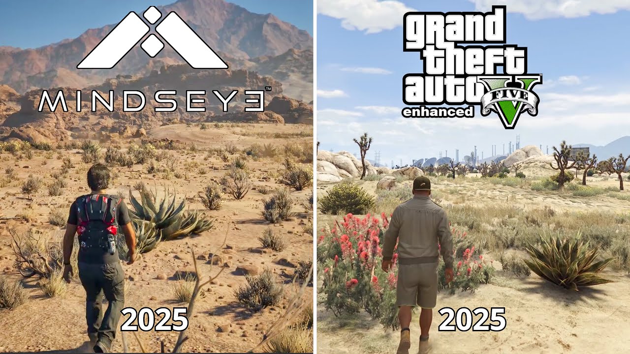 MindsEye vs GTA V Enhanced - Physics and Details Comparison