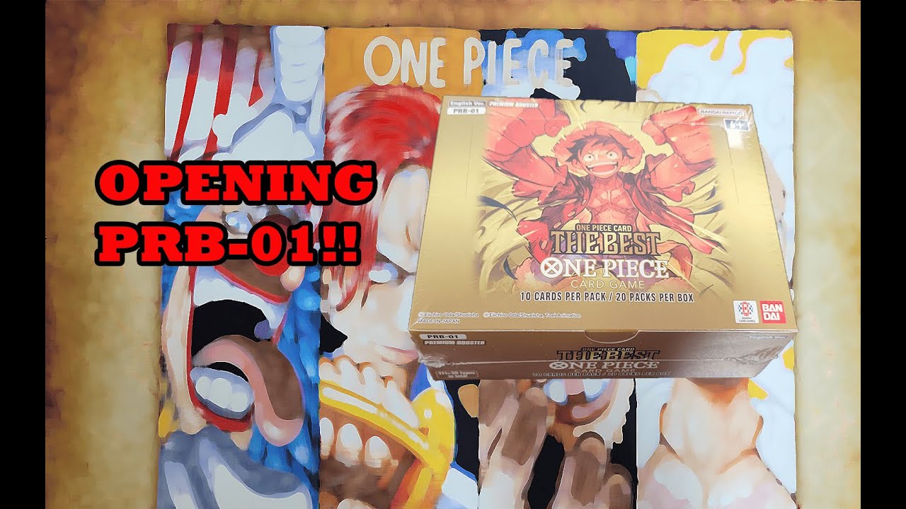 Opening / informations -  PRB01 ! Beaucoup de hits et de belles cartes - ONE PIECE CARD GAME TCG