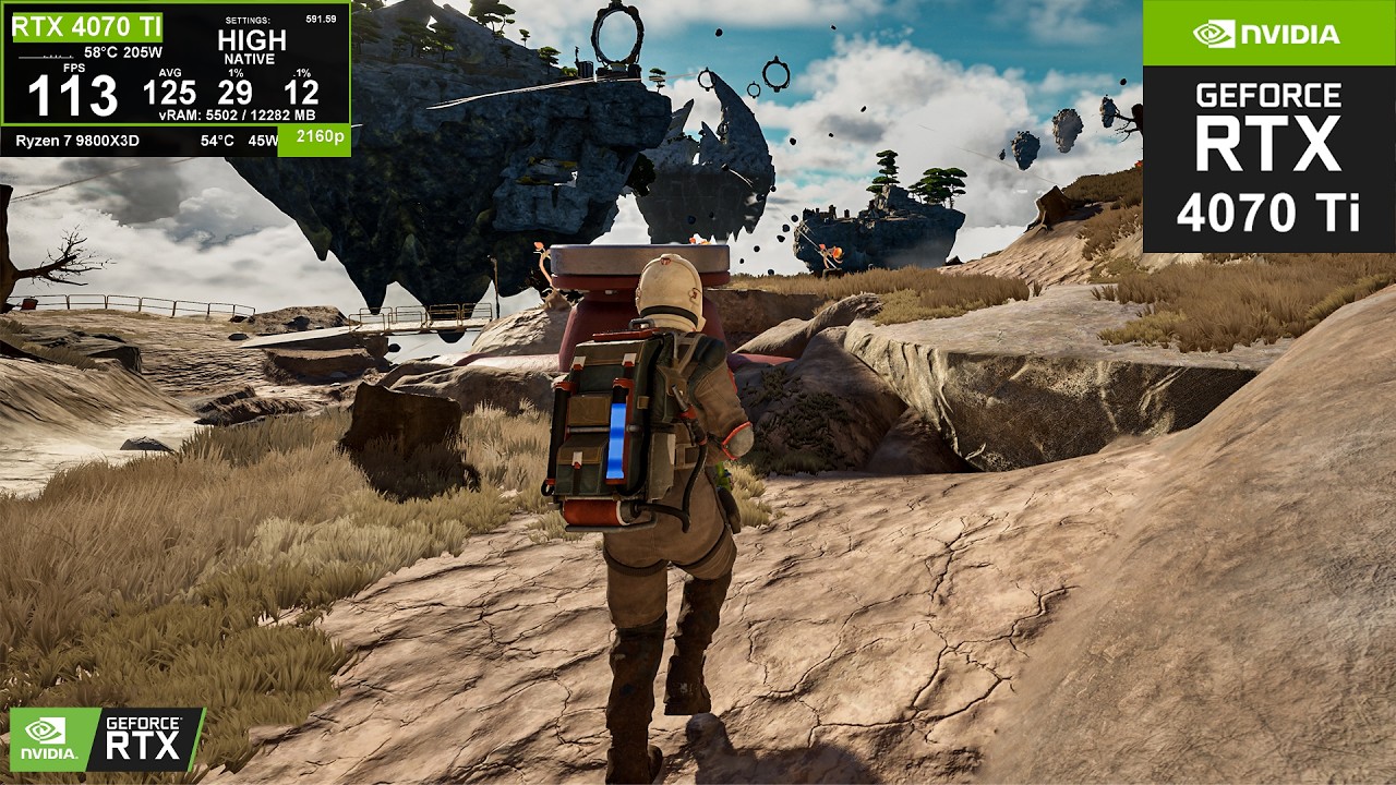 ATMOSFAR Demo 4K Max Settings | RTX 4070 Ti 12GB + Ryzen 9 7950X3D | Ultra Graphics  Benchmark Test
