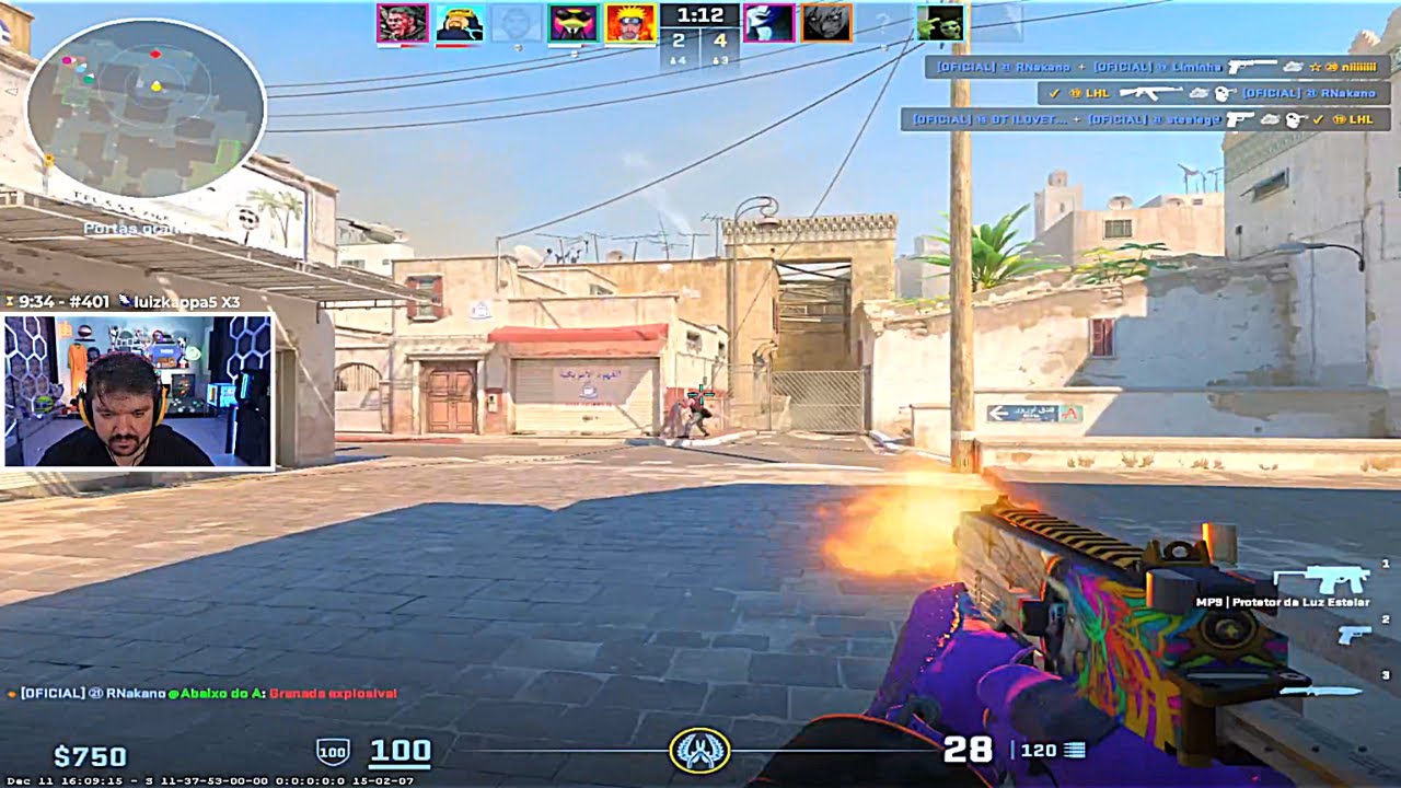 GAULES, LIMINHA, BT0, NAK E STEELEGA JOGANDO CS:2 (12/12/23) #575