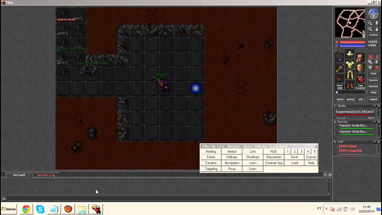 Como colocar mega fast attack em ots 8.60 (MAGEBOT& Elf bot )
